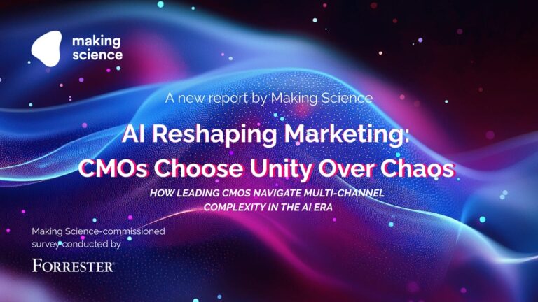 IA et marketing : rapport Making Science sur l'adoption de l'IA par les CMOs. Ătude Forrester. #IA #marketing #CMO