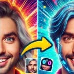 IA Deepfake en direct : échange de visage, inquiétudes de fraude. Technologie face-swap.