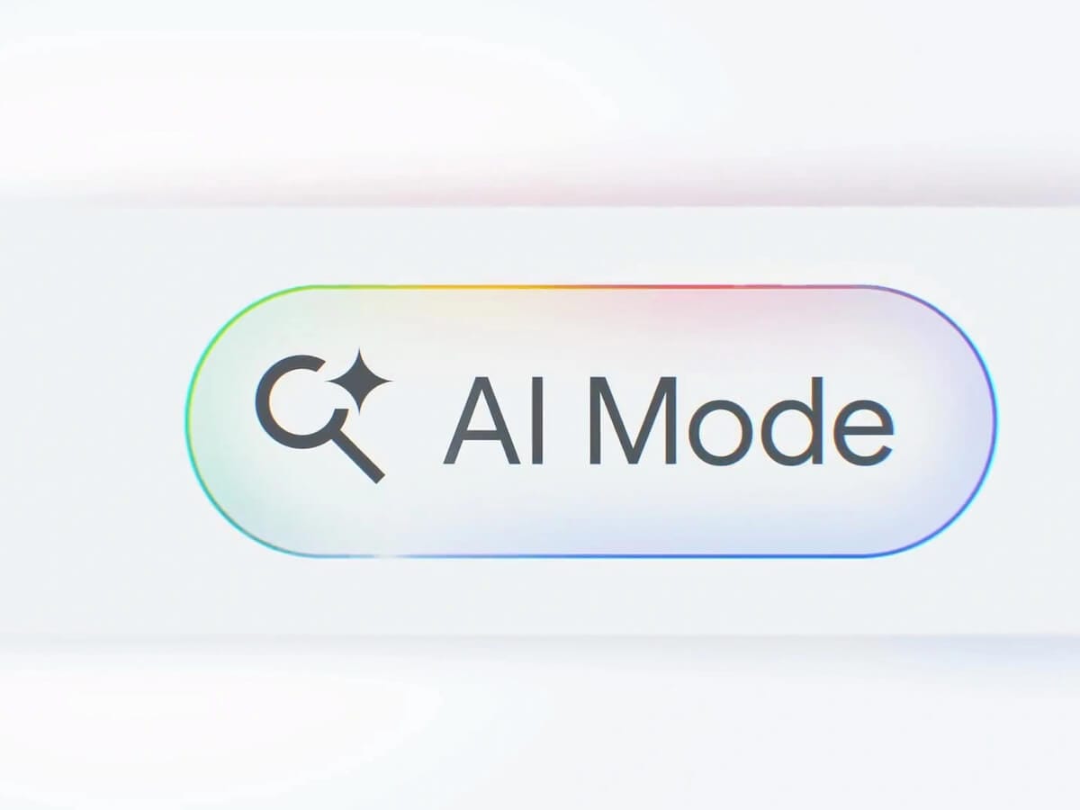 Bouton AI Mode de Google. Révolution de la recherche avec l'IA.