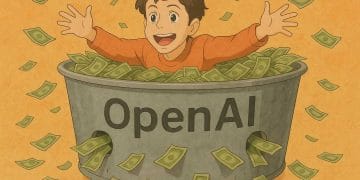 OpenAI ChatGPT : modèle économique non lucratif. Logo OpenAI, IA générative.