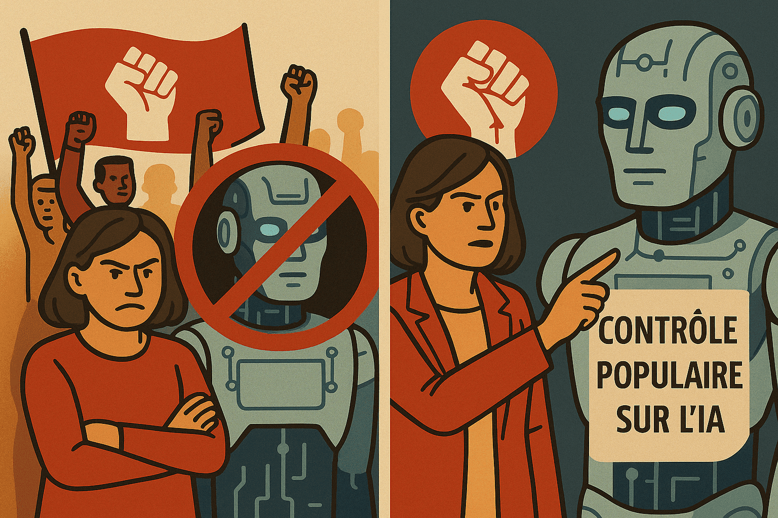 Si on régule pas les dérives de l'IA, c'est la porte ouverte à une société encore plus divisée… Si on régule pas les dérives de l'IA, c'est la porte ouverte à une société encore plus divisée…