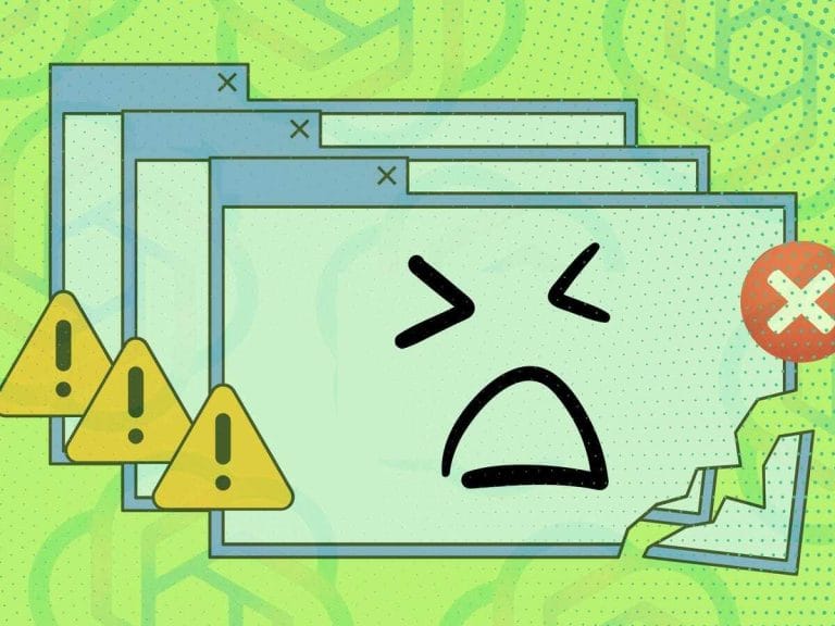 ChatGPT down: AI alternatives. Error window, sad face, alerts. Solutions for uninterrupted operation.