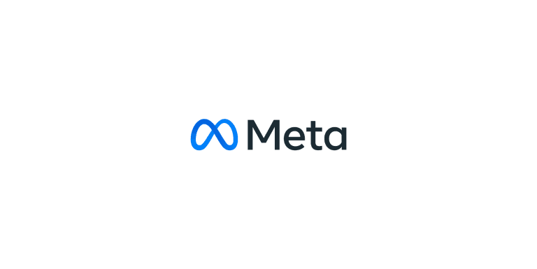 Logo Meta. Technologie et réseaux sociaux.