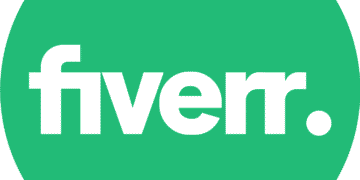 Fiverr logo. IA logo design by Fiverr.