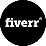 Logo Fiverr IA services. Freelance platform.