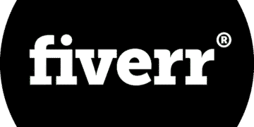 Logo Fiverr IA services. Freelance platform.