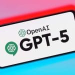 OpenAI's GPT-5 on a smartphone screen. AI, artificial intelligence.