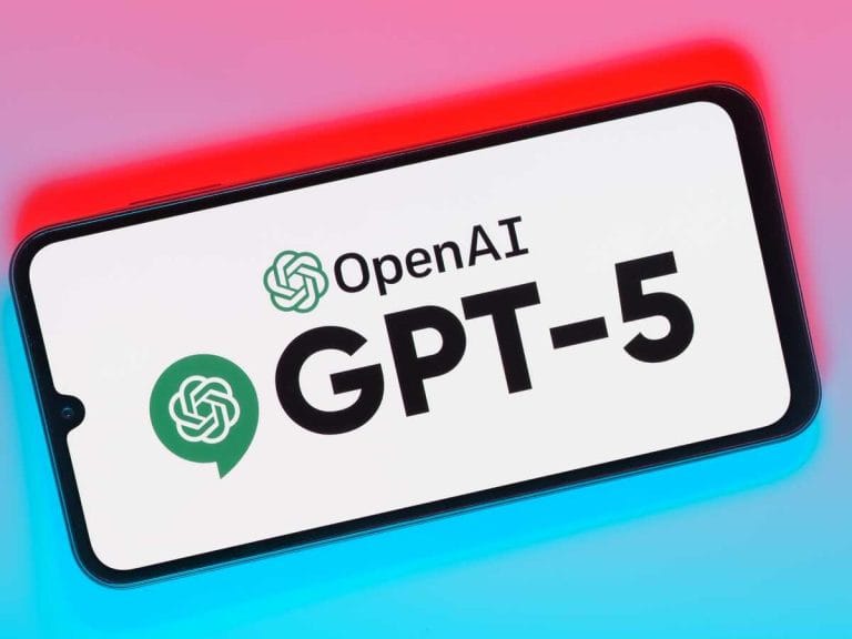 OpenAI's GPT-5 on a smartphone screen. AI, artificial intelligence.