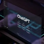 OpenAI: A user in front of ChatGPT. Artificial intelligence and the shenanigans of language models.