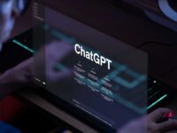 OpenAI: A user in front of ChatGPT. Artificial intelligence and the shenanigans of language models.