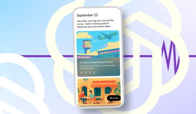 ChatGPT Pulse : IA proactive. Suggestions de voyage aéroport Heathrow et idées de dîner. Routine matinale personnalisée.
