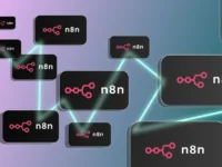 Connexion Google n8n avec OAuth2. Illustration du workflow n8n.