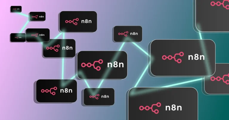 Connexion Google n8n avec OAuth2. Illustration du workflow n8n.