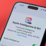 iPhone avec Apple Intelligence & Siri en version bĂȘta. IA Apple.