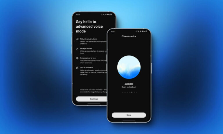 Nouvelle interface ChatGPT : fusion voix-texte. Expérience utilisateur optimisée avec le mode voix avancé et personnalisation.