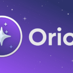 Logo d'Orion, un navigateur web anti-IA qui offre une alternative à Chrome et Firefox. Design épuré sur fond étoilé violet.
