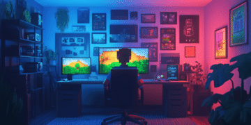 Un gamer IA jouant à Minecraft. L'intelligence artificielle transforme le gaming, entre révolution et controverse.